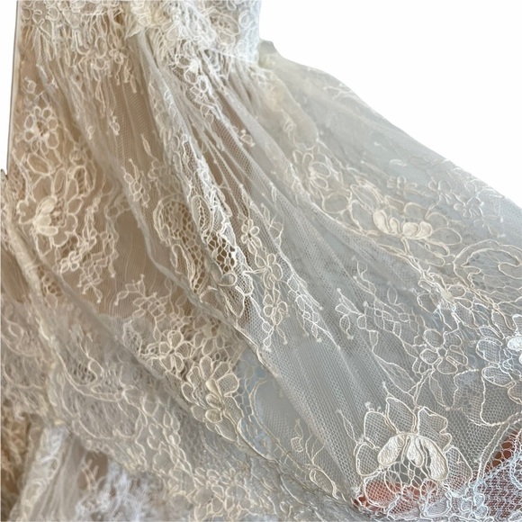 NWT Bronx & Banco Antoinette Bridal Gown Wedding Dress White Lace 4/S - Picture 8 of 16